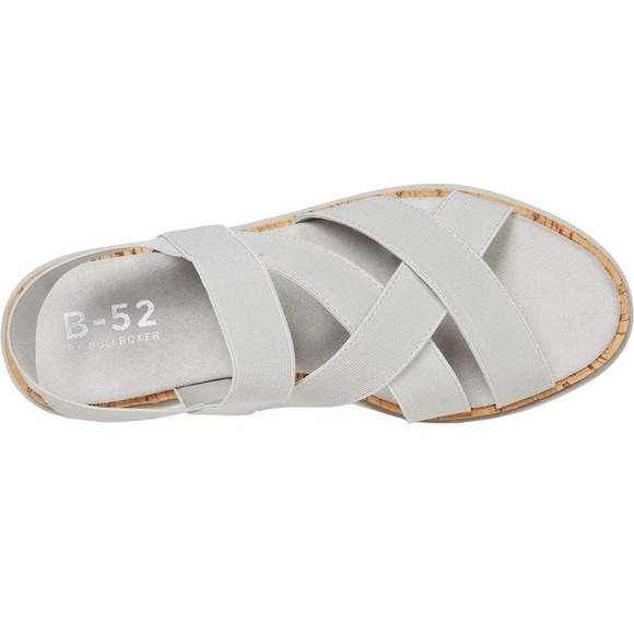 B-52 by Bulloxer Shoes - B-52 by Bullboxer Light Grey Primm Strappy Sandal Size 11 New